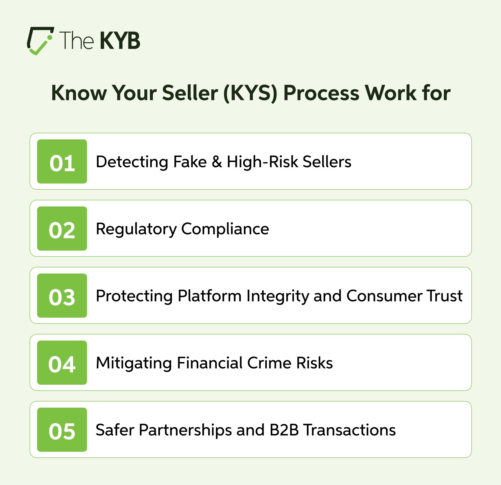 Know your sellers